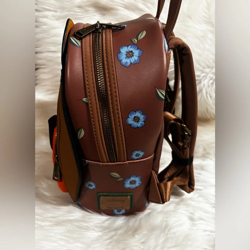 Loungefly Disney Fox and Hound Todd and Cooper Backpack EUC